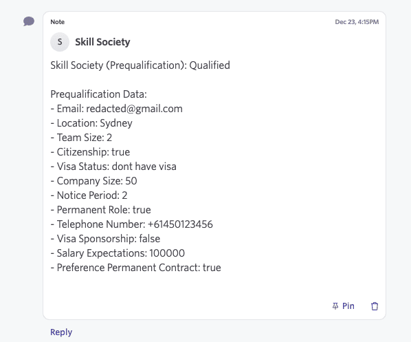 Skill Society Ashby Prequalification