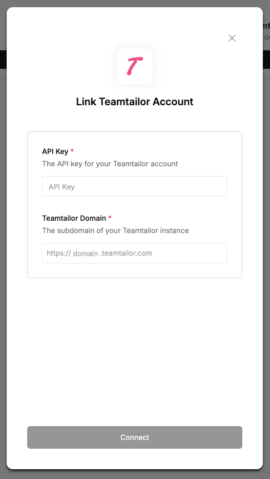 Skill Society TeamTailor ATS Authorisation