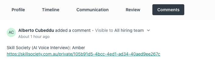Skill Society Workable ATS Voice