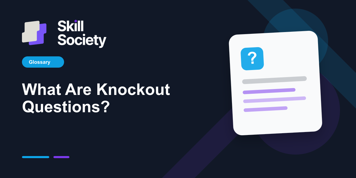 Cover Image for What Are Knockout Questions?