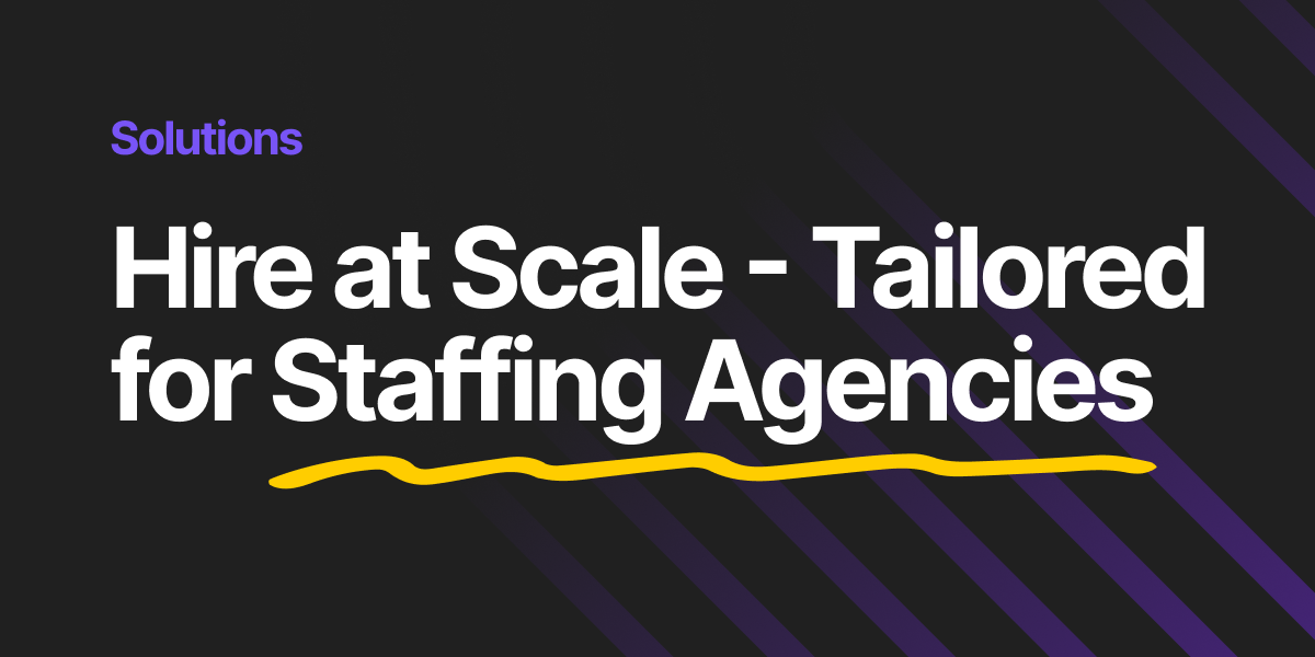 Cover Image for SkillSociety: AI Recruitment for Staffing Agencies