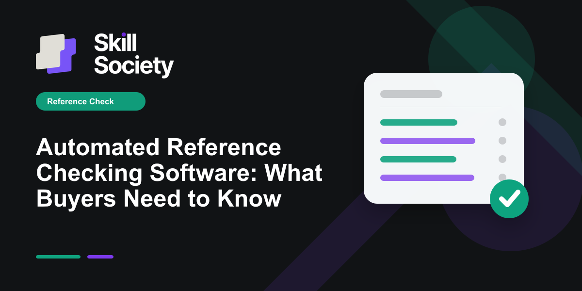 Cover Image for Automated Reference Checking Software: What Buyers Need to Know
