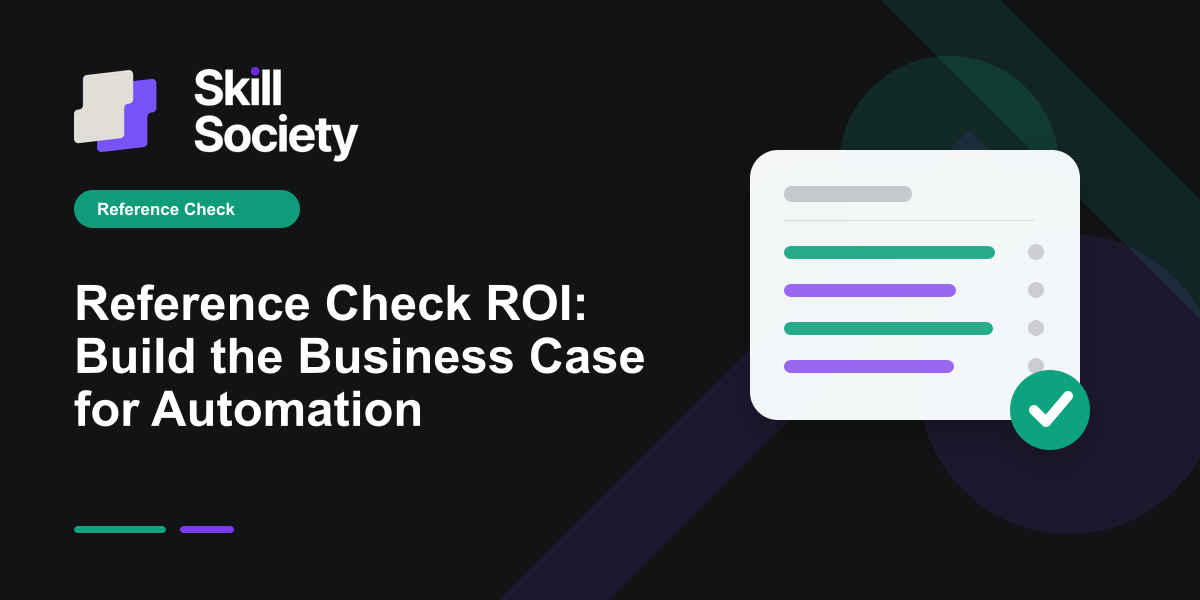 Cover Image for Reference Check ROI: Build the Business Case for Automation