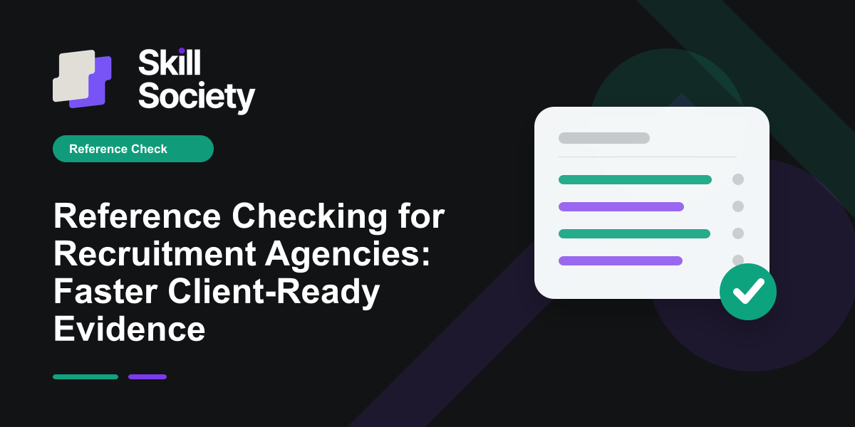 Cover Image for Reference Checking for Recruitment Agencies: Faster Client-Ready Evidence