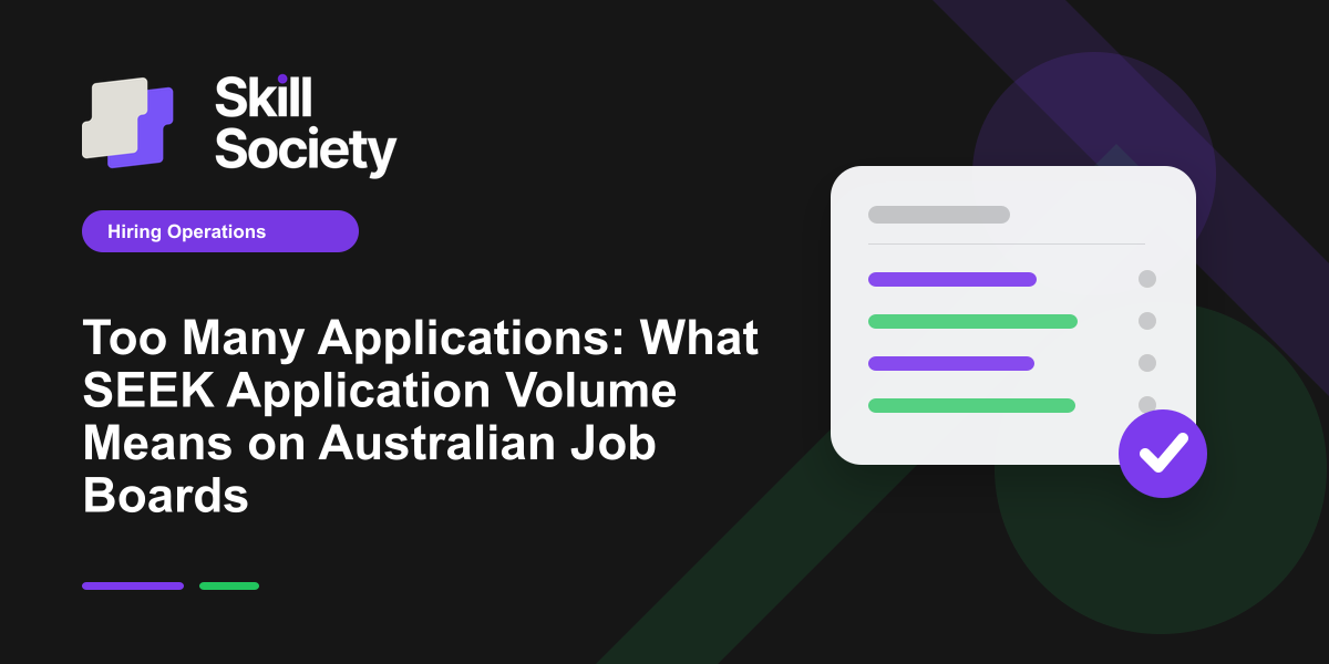 Cover Image for Too Many Applications: What SEEK Application Volume Means on Australian Job Boards