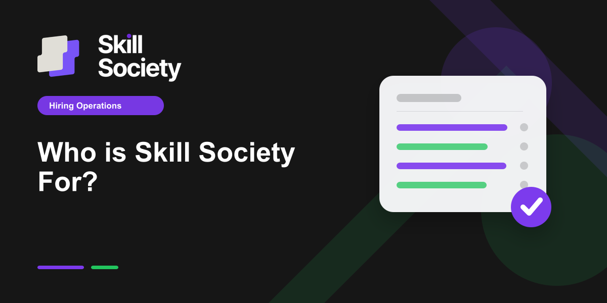 Cover Image for Who is Skill Society For?